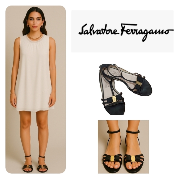 Salvatore Ferragamo Womens Sandals Size 9 - Picture 1 of 13